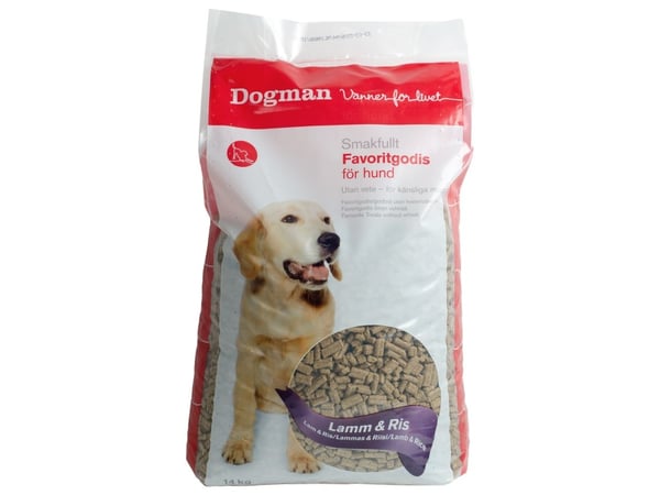 DOGMAN Favoritt Godbit Lam & Ris 14kg
