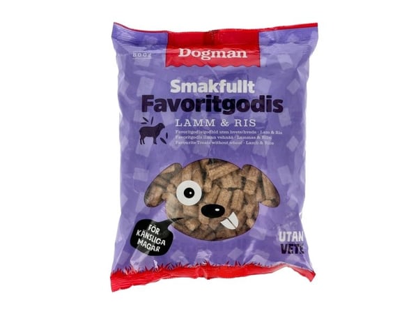 Dogman Favoritgodis Lamm & Ris 800g