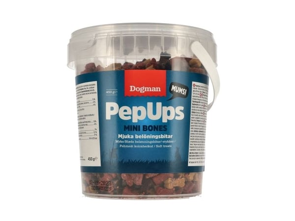 Dogman Pepups Mini Bones Hundgodis 450g
