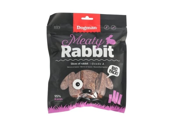 DOGMAN Skiver av kanin 300g