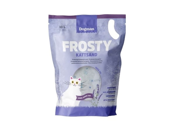 DOGMAN Frosty Kattsand 10l Lavendel