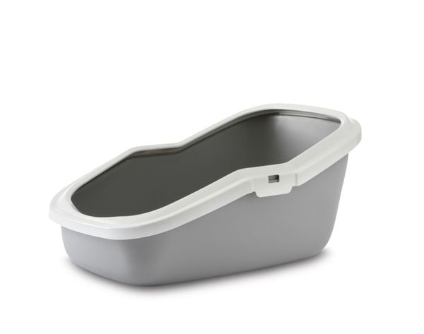 Savic Aseo kattetoilet, 56x39x27,5 cm, hvid/grå