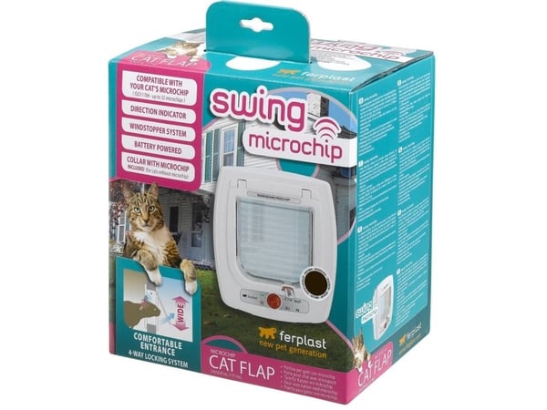 Ferplast Kattlucka Swing Microchip Vit