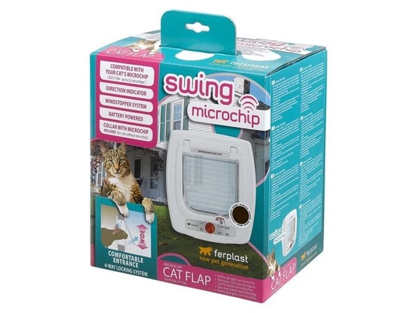 FERPLAST Kattelåge Swing microchip brun