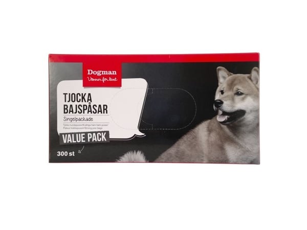 Dogman tjocka bajspåsar value pack 300st