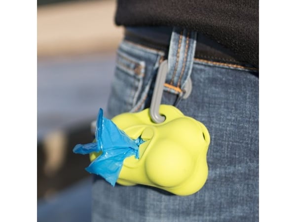 Dogman Bajspåsehållare Soft Silikon Grön 8,5cm