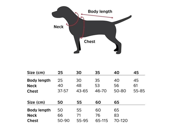 Dogman Stickad Hundtröja Gina Svart 45cm 45cm