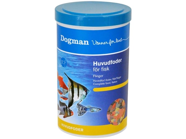 Dogman Huvudfoder För Fisk 1000ml