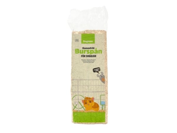 DOGMAN Burspån til smådyr 15 l / 1kg