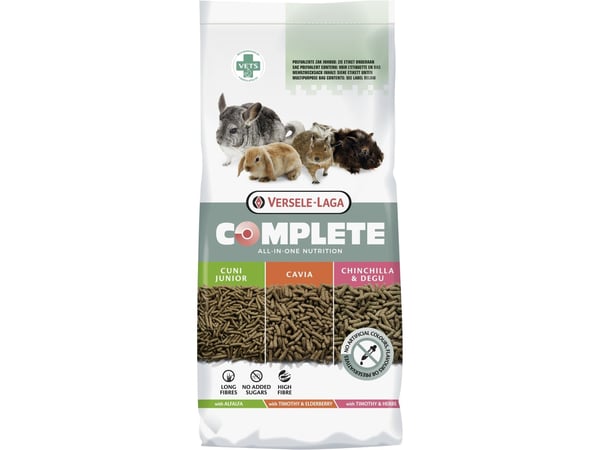 VERSELE LAGA Complete Chinchilla Degu - foder till marsvin och chinchilla - 8 kg