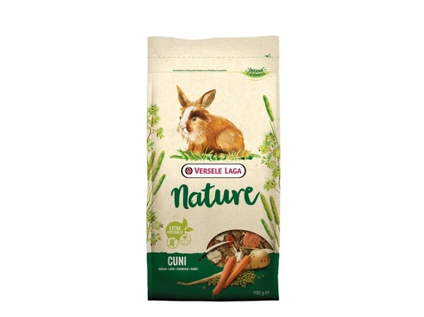 Versele-Laga Cuni Nature, Välipala, 700 g, Kani, A-vitamiini, C-vitamiini, D3-vitamiini, E-vitamiini, kupari, kuparisulfaatti, jodi, rauta, mangaan...