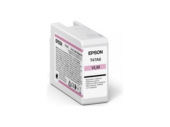 Epson UltraChrome Pro10, Vaalea Magenta, 50 ml, 1 kpl, Kertapakkaus