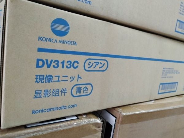 Konica Minolta DV-313C - Cyan - original - utviklersett - for bizhub C308, C368