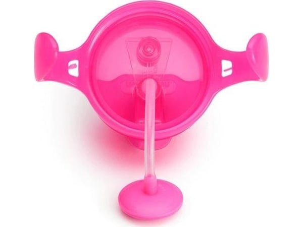 MUNCHKIN drikkeflaske 207 ml med sugerør TIP&SIP 6+ rosa MUNCHKIN drikkeflaske 207 ml med sugerør TIP&SIP 6+ rosa