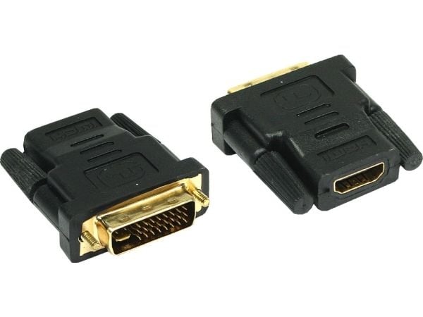 GoodConnections HDMI > DVI-D 24+1 (BU-ST) adapter svart (HDMI-DVI)