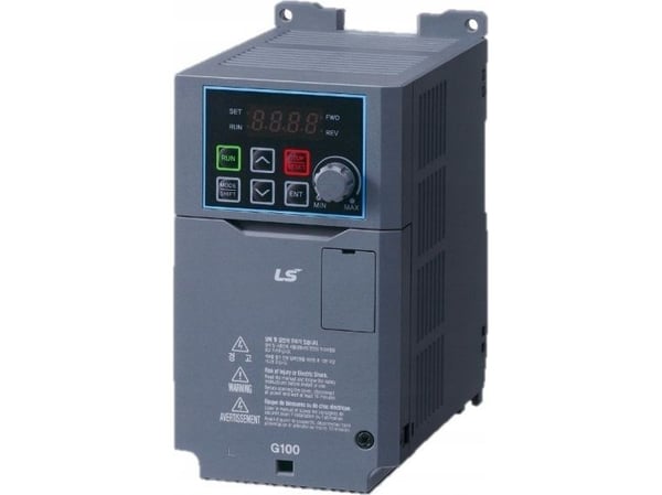 G100 Series LSIS frekvensomriktare 0,75 kW 3x400V AC EMC filter C3 LED knappsats LV0008G100-4EOFN