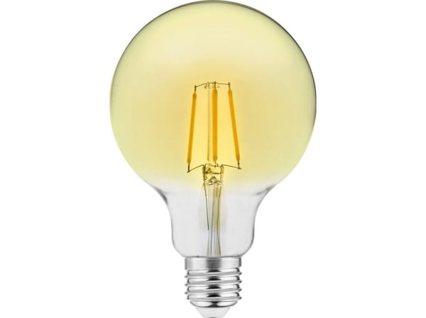 GTV dekorativ LED-lyskilde filament vintage G95 E27 4W 400lm AC220-240V 50-60Hz PF>0,5 3000K LD-G95FV4-30