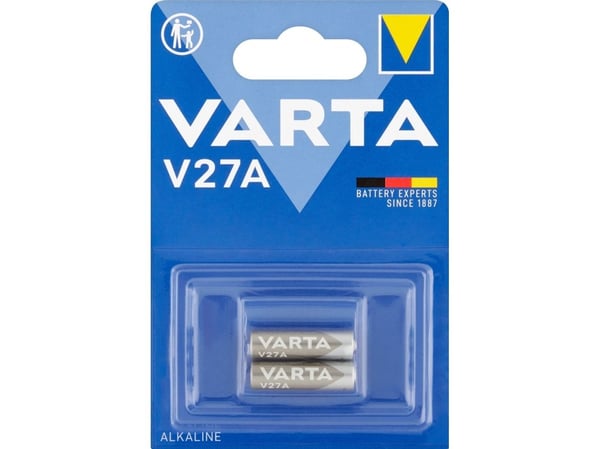 Varta Longlife, Engangsbatteri, MN27, Alkalinsk, 12 V, 2 stykker