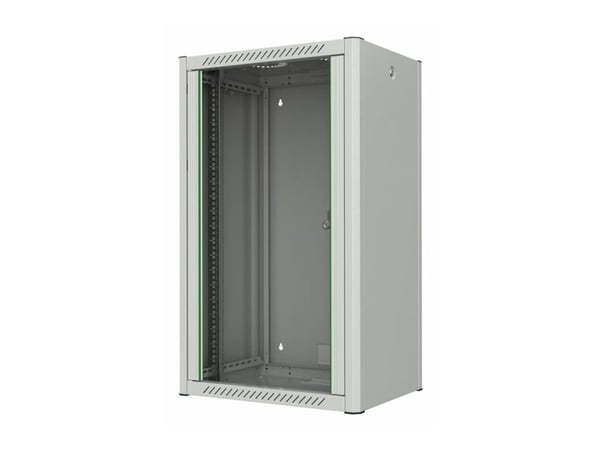 Lanview by Logon - Rack skap - 60 x 45, pro - veggmonterbar - hvit, RAL7035 - 20U - 19"