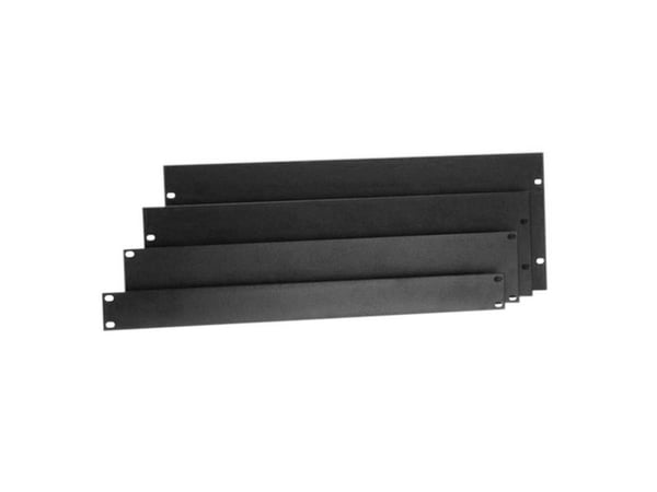 adam hall 8724STL, Blankt panel, Svart, Stål, 4U, 48,3 cm (19"), 1,5 mm