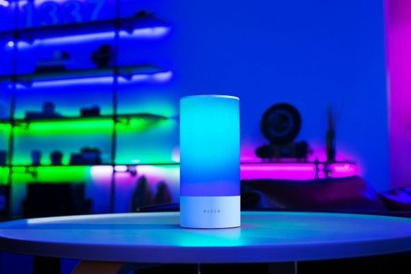 Razer Aether Pro - Bordlampe - LED - 10 W - RGB-lys - 2700-6500 K - sylinder