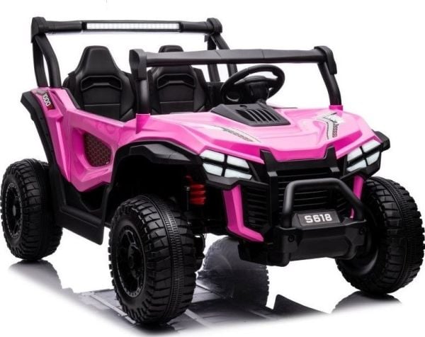 Lean Cars Batteri Bil S618 Rosa 4x4
