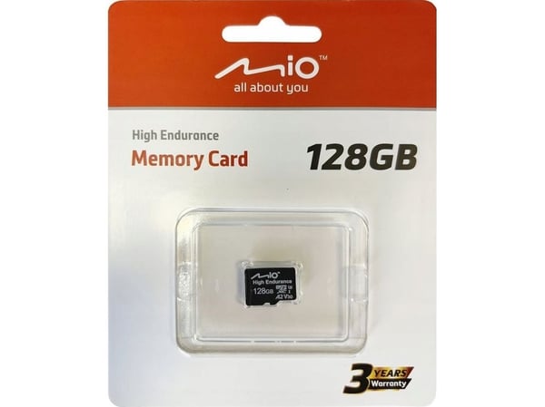 Minnekort MIO High-Endurance | 128 GB | MicroSD | Flash-minne klasse UHS-I
