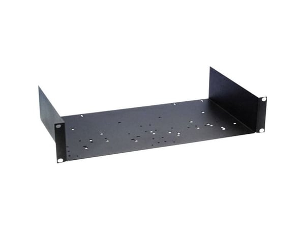 adam hall 8755, Rackhylle, Sort, Stål, 25 kg, 2U, 48,3 cm (19")