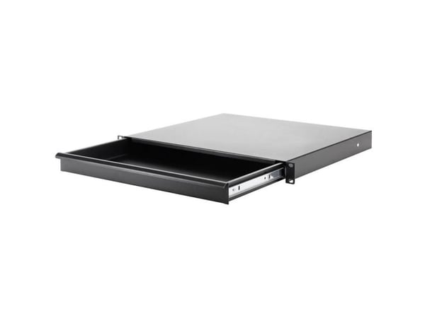 adam hall 87401E, Sort, Stål, 1U, 48,3 cm (19"), 434 mm, 392 mm