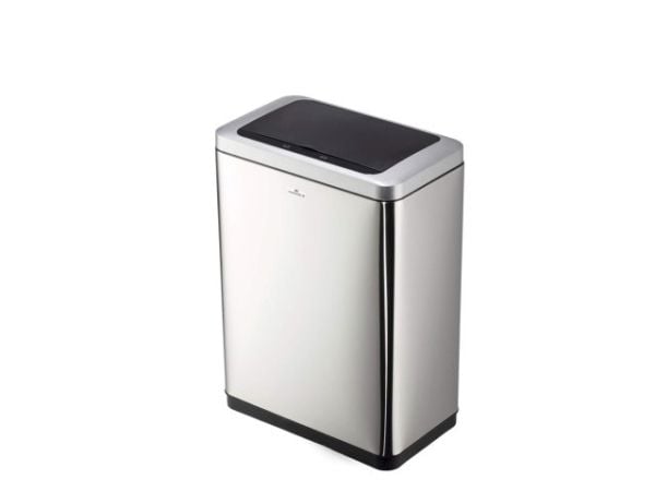 Durable 342423, 40 l, Rektangulär, Rostfritt stål, Silver, Sensor, ??