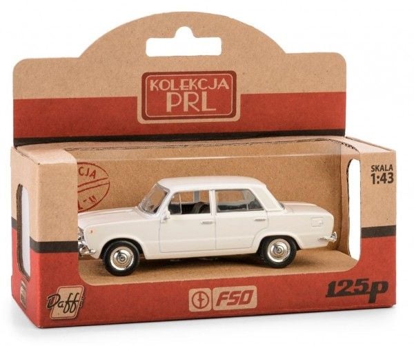 Daffi PRL-kjøretøy modell: FIAT 125P - Hvit