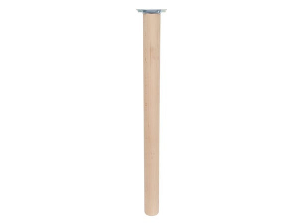 HOME It®Rundt bordben med lige beslag Ø55 x 70 cm bøgetræ. 100 % FSC HOME It®Rundt bordben med lige beslag Ø55 x 70 cm bøgetræ. 100 % FSC