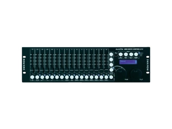 Eurolite DMX-kontroller DMX Move Control 512, 32-kanal, 48,30 cm (19"), utforming (70064515)