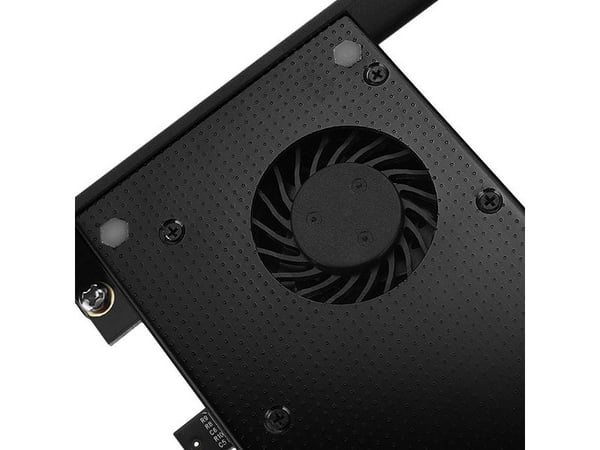 AXAGON PCEM2-DC PCI-E 3.0 4x – DUAL M.2 SSD (NVMe + SATA), dobbel spenning, to 110 mm SSD, vifte + radiator