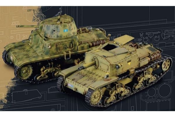 1:56 italienske stridsvogner & semoventi