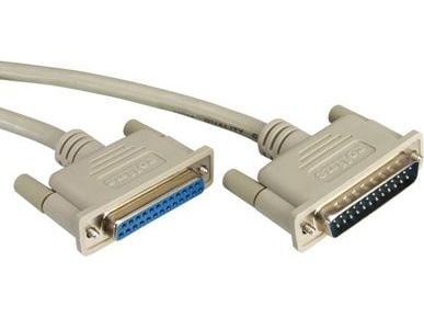 ROLINE RS232 Cable, M - F 1.8 m, 1,8 mm, Grå