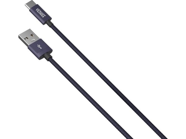 Yenkee USB-kabel USB A 2.0 / USB C dataöverföring 480Mb/s /3A
