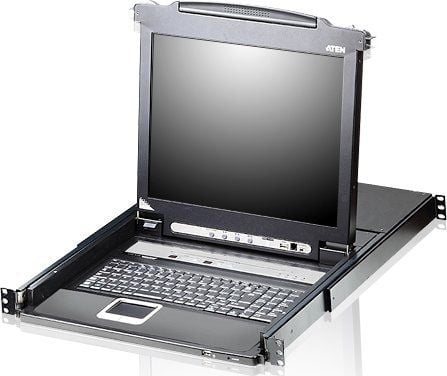 ATEN CL5708N, 48,3 cm (19"), LCD, USB, tysk, QWERTY, 0 - 50 °C