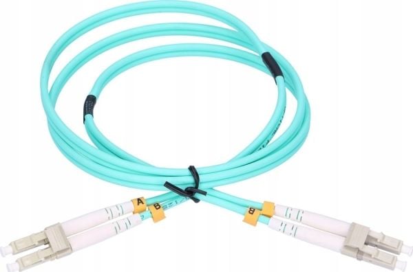 Extralink - Koblingskabel - LC/UPC-multimodus (hann) til LC/UPC-multimodus (hann) - 2 m - 3 mm - fiberoptisk - dupleks - OM3