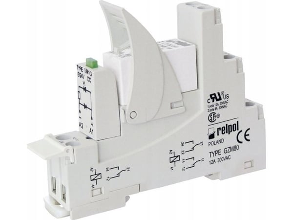 Rajapintarele 2P AC1 8 A / 250 V DC1 - 8 A / 24 V AgNi PI84-024AC-M91G-MS-2012 862191