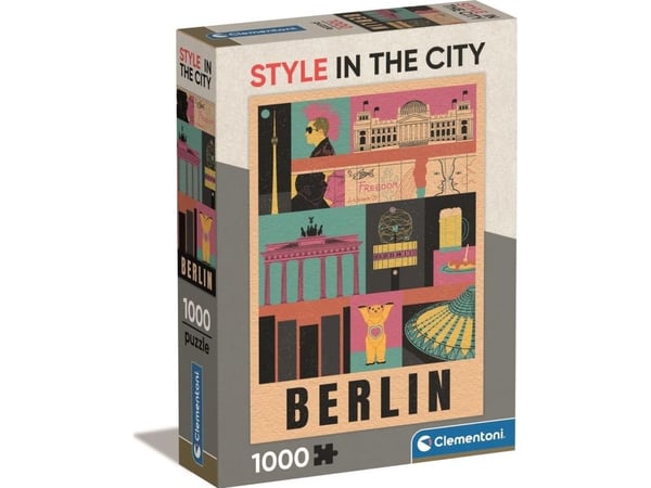 Clementoni Puslespil HQC Style in the City - Berlin, 1000 brikker