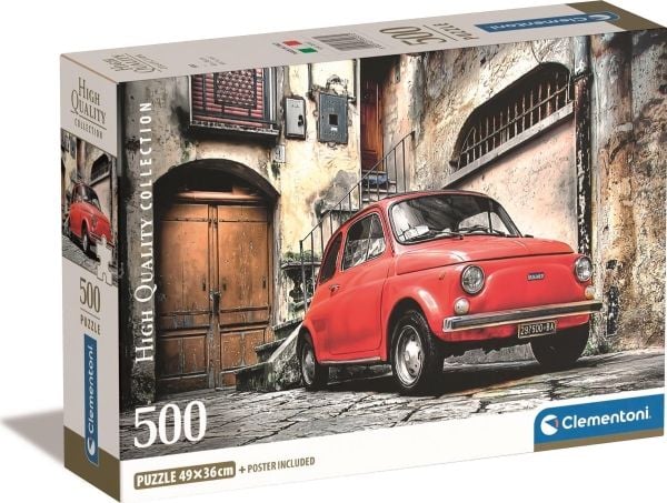 Clementoni High Quality Collection Cinquecento, 500 stykker, Kjøretøy, 18 år