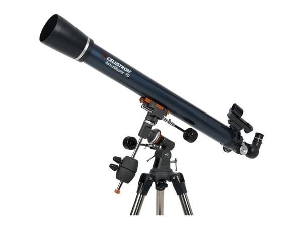 Celestron Astromaster 70EQ, Svart, Stål, Starry Night Basic Edition, SkyPortal App, 914 mm