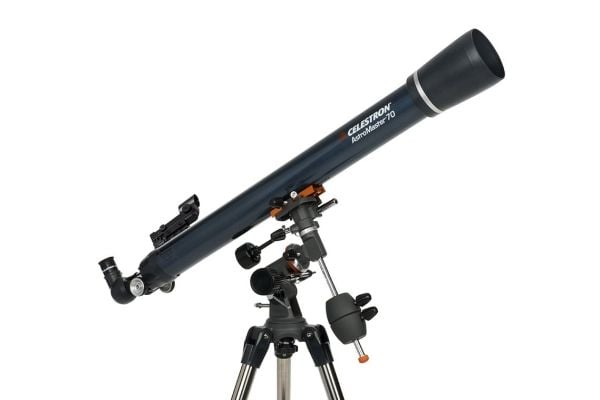 Celestron Astromaster 70EQ, Svart, Stål, Starry Night Basic Edition, SkyPortal App, 914 mm