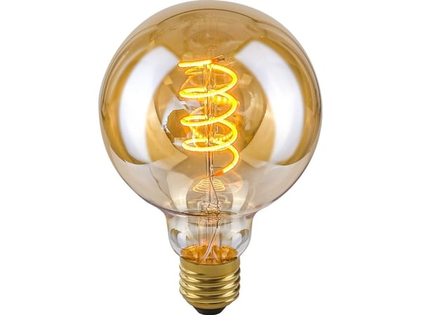 Italux Amber Edison pære E27 4W varm Italux LED LDS-G95-SA