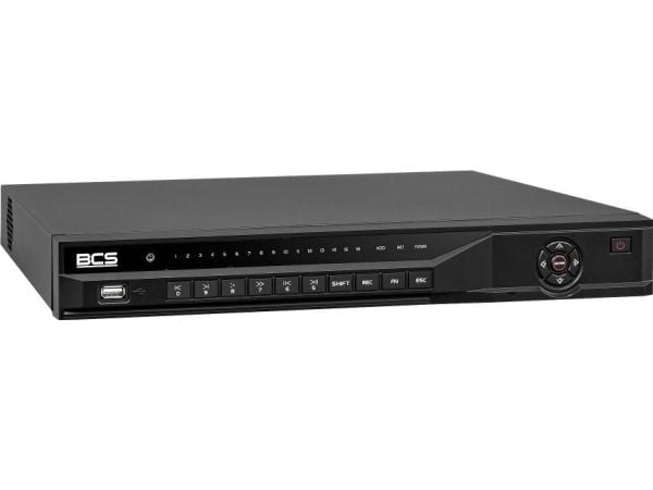 BCS opptaker BCS IP 16-kanals BCS-L-NVR1602-A-4K-16P-AI LINE innebygde intelligente funksjoner