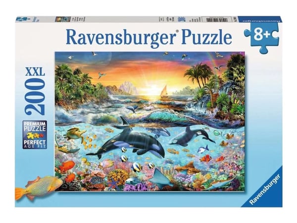 Ravensburger XXL - Orca Paradise - puslespill - 200 deler