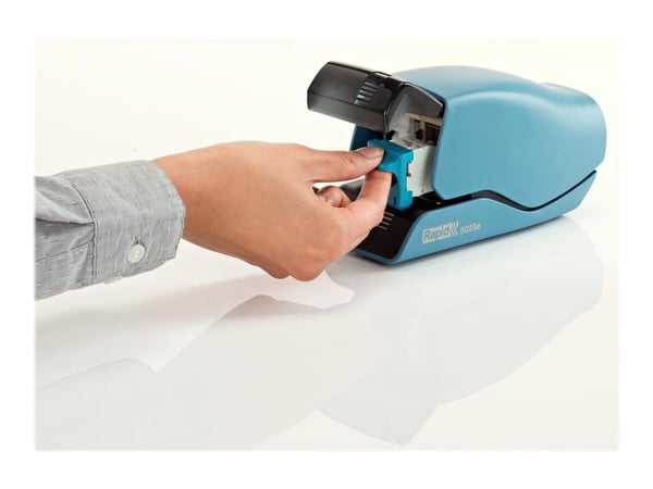 Rapid Supreme 5025e - Elektrisk häftapparat - kraftig - 25 ark / 2.5 mm - plast, metall - blå