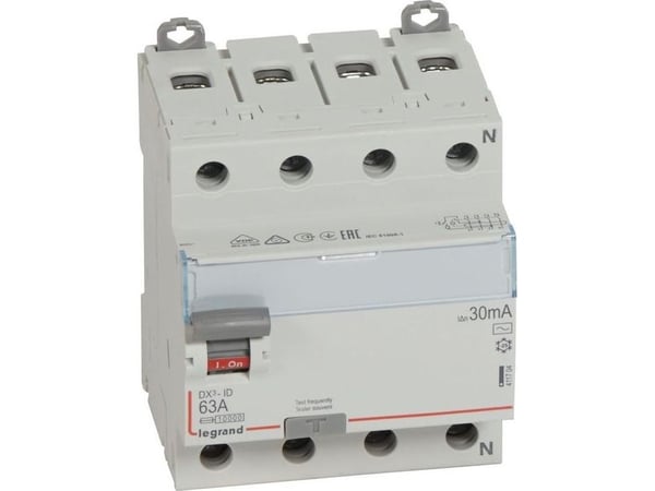 Legrand vikavirtasuojakatkaisija 4P 63A 0,03A AC tyyppi P304 DX3 411704 411704