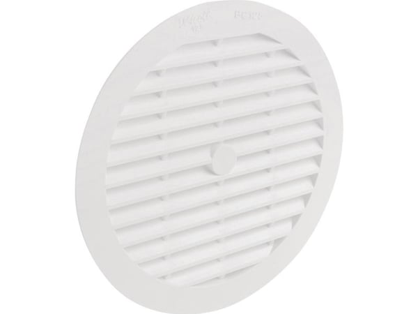 Wallair N32921 utsugningsgaller i plast för rördiameter 12,5 cm